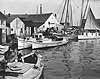 Deadrises in Cambridge Harbor, Maryland